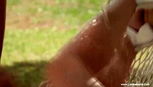 Rebekah and Tereza dive into passionate clit licking as lesbian lovers