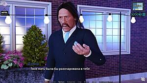 Nurse Whore Masturbates Big Tits in Public Anime Scene