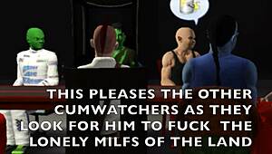 Ever seen a hentai stepsister's sexy butt get covered in cum?