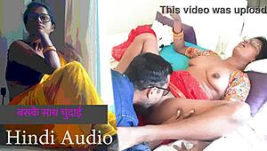 Old man intensely fucks the woman in this Indian sex scene