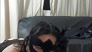 Thick stepmom sucks stepson dry until he nearly gags