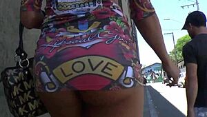 Wow! Tranny Amateur Gets Banged Hard in a Wild Threeway Closeup With Spitting and Facial!