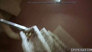 Russian teens outdoor adventure with older guys