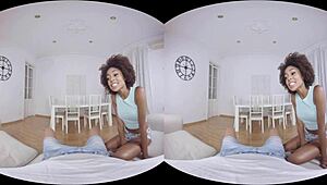 Just married and already wild in virtual 3D action