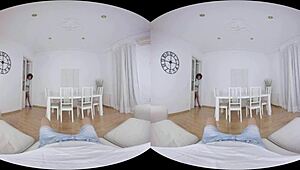 Just married and already wild in virtual 3D action