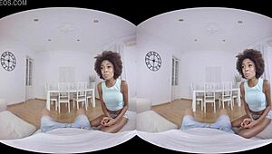 Just married and already wild in virtual 3D action