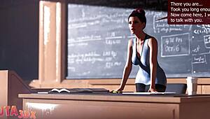 Damn! Futa3dx Mistress Teacher Fucks Cute Blonde Futa with Wild Skills!