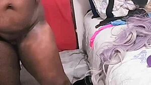 Milf Orgasms While Putting On Clothes In Anal Assfucking