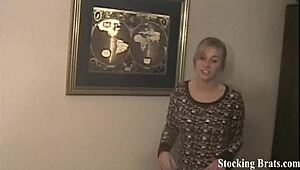 Watch Us Sucking Toes In Our Sexy Little 18+ Stockings