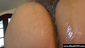 Ebony babe anita peida bent over for intense drilling