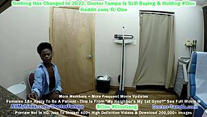 Become Doctor Tampa, shocking Rina Arems with her first gyno exam ever