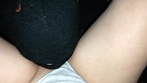 hey, that cute tattooed teen 18+ is getting her wet pussy licked and sucked in a close-up european car pov 😋