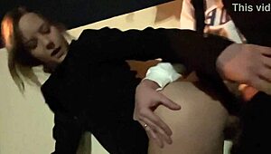 Hot wife fucks everywhere in public compilation scenes.