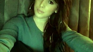 cute transsexual teasing on webcam