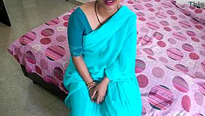 hot indian bhabhi gets wild with devar. full desi village action!