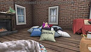 la jeune épouse du père noël baise avec elfes