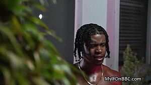 Wet milf enjoys pool time with friends