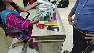 hot indian madam, wanna get fucked by office boy? listen to this hindi audio!