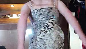 Naughty Shemale Modeling Sexy Dresses Solo Pt 6 😍