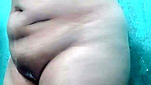 My Busty Hot Stepmother Gropes Her Sexy Ass While Bathing With Toys