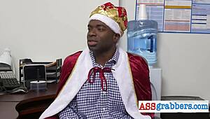 Interracial gay bangers drilling