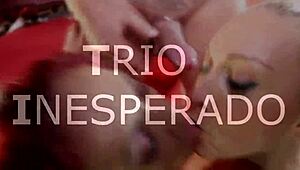 Unexpected public trio in Barcelona's salon part 1.