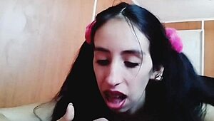 jovencita gives her papi an uncensored blowjob, so hot right now!