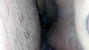 Watch That Sexy White Pussy Get Creampied Up Close by a Hard White Cock!