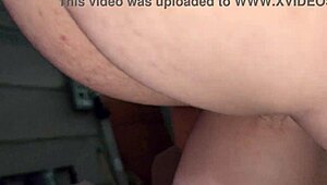 Latina couple enjoys intimate moments together