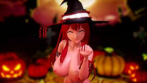 mmd happy halloween r18 by shidoyasha brings spooky fun