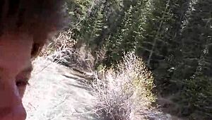 can you believe this petite latina swallowed cum by riverfront?