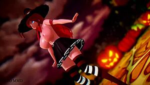 mmd happy halloween r18 by shidoyasha brings spooky fun
