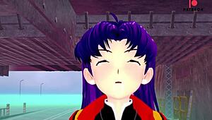 Misato Katsuragi Gets Intense POV Fucking