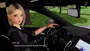 Ripples 40, uh, I mean that 3D hentai game with big cock ripping outfits and cumshots on tits.