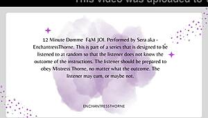 femdom babe gives jerk off instructions