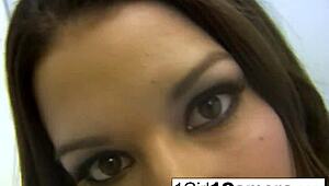 ann marie rios casually fingers her pussy up close