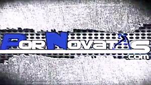 Teen Novata Miss Peach Sucks Mr Banana in POV Cumshot!