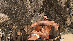 i watch handsome mega hunk cam heyward gettin a blowjob at spa