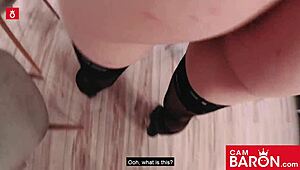 the cambaron drills young goth doreen in wild banging. check cambaron com for more.