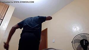 never trust nairobi lodging rooms, spying on african students is too easy