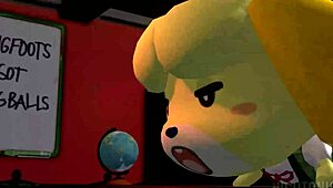 a crossing new leaf isabelle explores vagina in game adventure