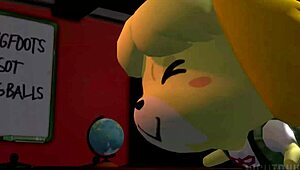 a crossing new leaf isabelle explores vagina in game adventure