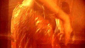 Classic Indian Beauty Undressing in Erotic Retro Striptease