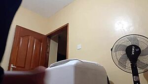 never trust nairobi lodging rooms, spying on african students is too easy