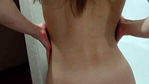 Husband Fucks Me In The Bathroom Ass And Cums In Mouth 4K