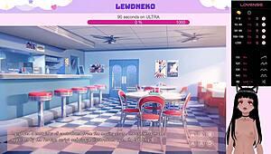 Vtuber Lewdneko STRIPS NAKED in anime hentai game dating order us part 1