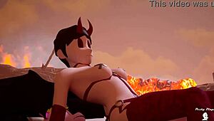 hotter than hell furry cartoon animation gets wild in 3d
