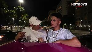 Teen Gay Fucks Oiled Monster Cock In Rio Limousine Ride