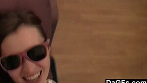 Dagfs - Steamy Lesbian Sex Session on Sofa