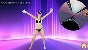 part 1 of week 4 vr dance workout my reaction skill is getting better 😎